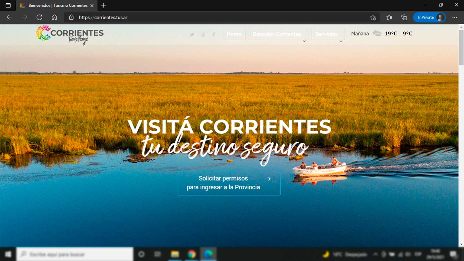 Sitio Oficial de Promoción del Ministerio de Turismo de Corrientes