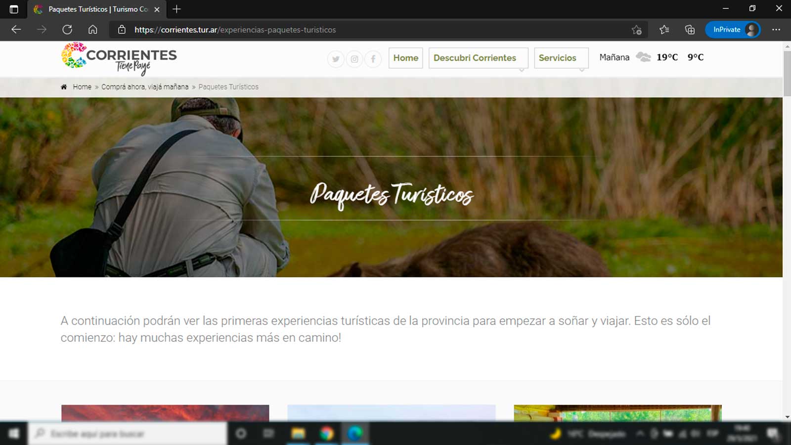 Sitio Oficial de Promoción del Ministerio de Turismo de Corrientes